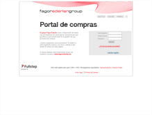 Tablet Screenshot of compras.fagorederlan.es